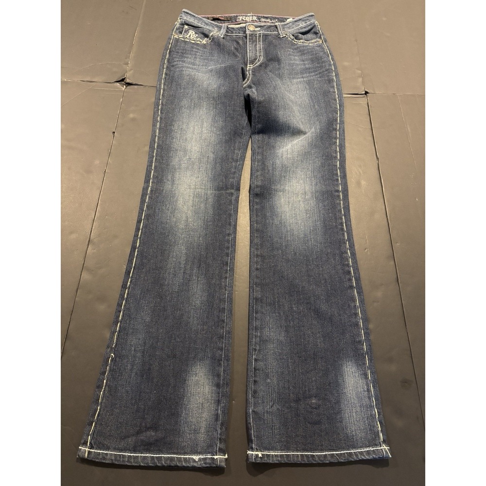 Rock 47 by Wrangler Low Rise Jeans Size 9/10 × 34 Embellished Pockets